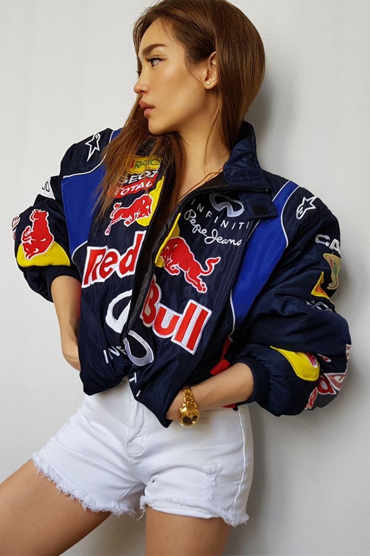 Vintage Race Jackets |Red Bull Vintage Racing Jacket| RetroRacingMerch