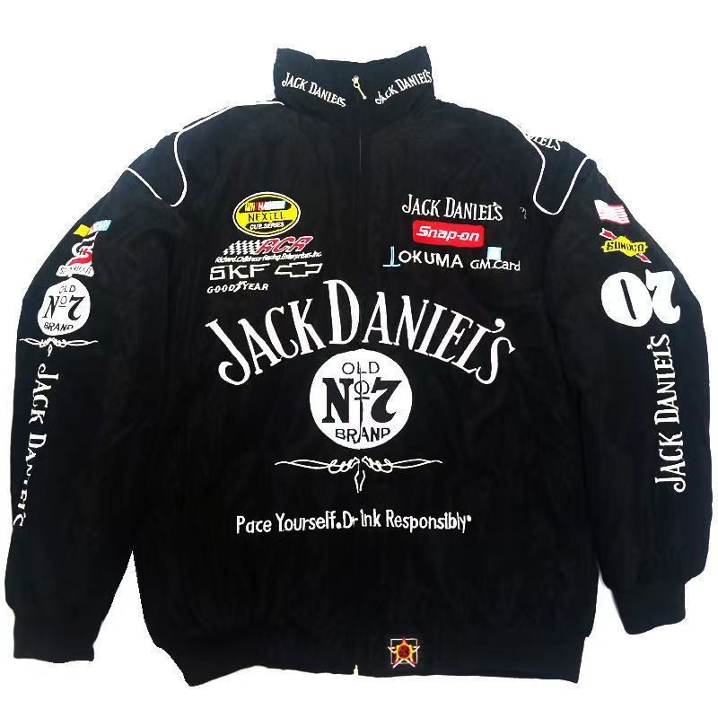 Nascar Bomber Jacket | Jack Daniels Vintage Jacket | RetroRacingMerch