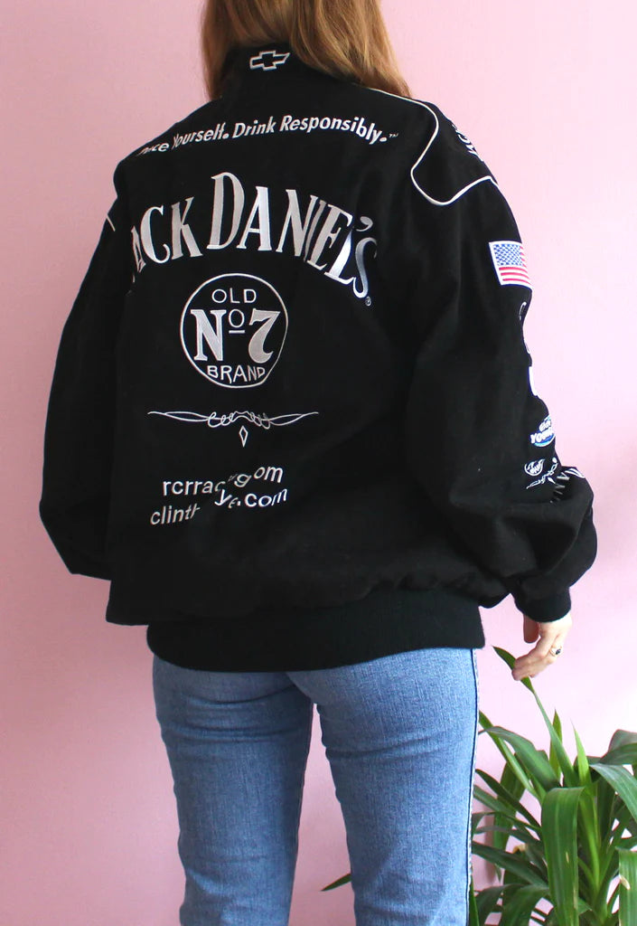 Nascar Bomber Jacket | Jack Daniels Vintage Jacket | RetroRacingMerch