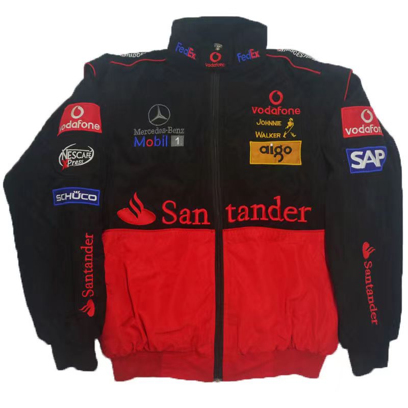 Racer Jacket Vintage |Mercedes Vintage Racing Jacket| RetroRacingMerch