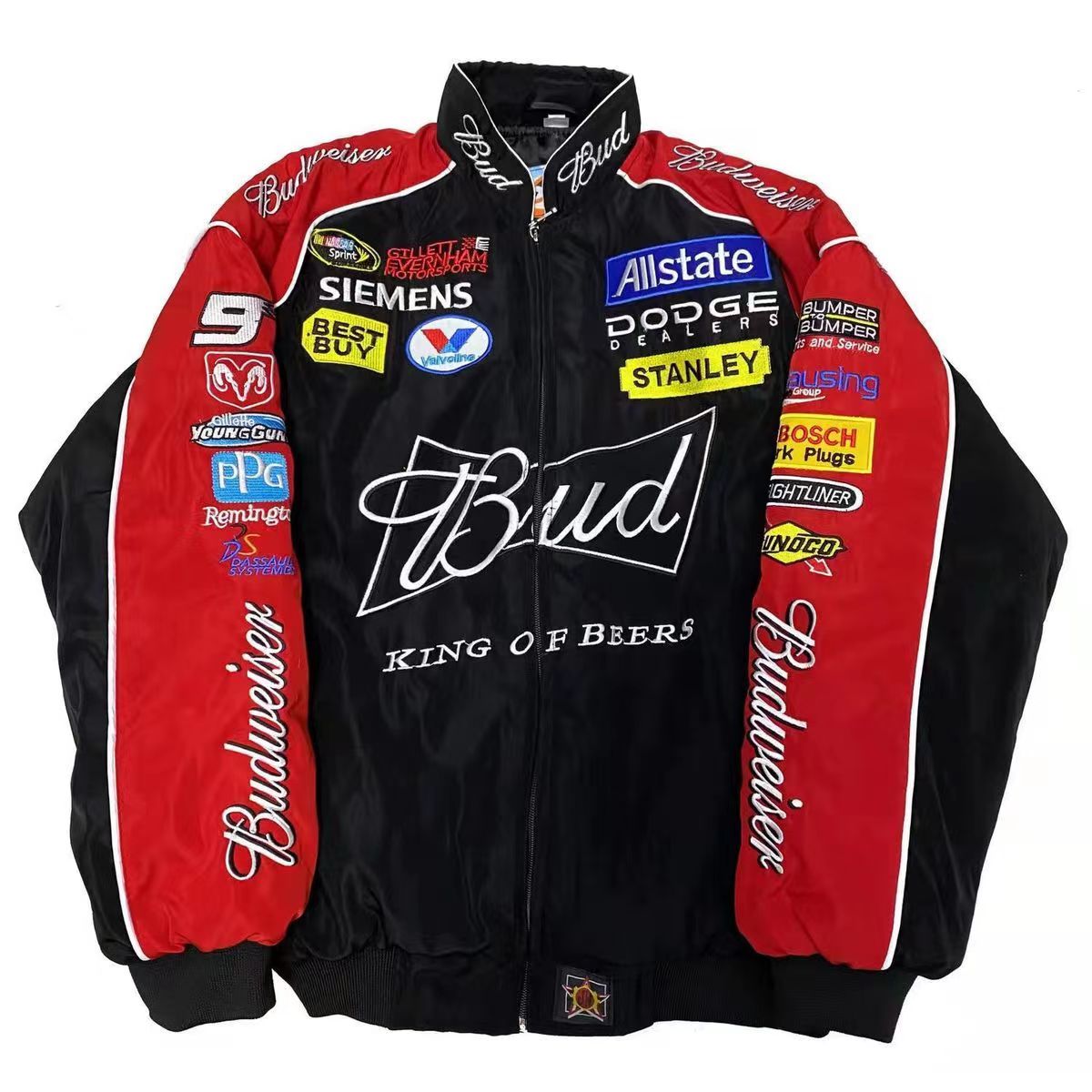 Budweiser Nascar Jacket | Vintage Racing Jacket | RetroRacingMerch