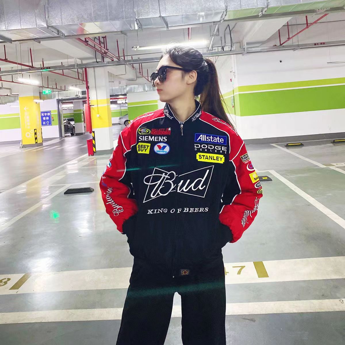 Budweiser Nascar Jacket | Vintage Racing Jacket | RetroRacingMerch